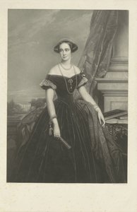 Porträt von Louisa Aug. Wilh. Amalia von Preußen, Gemahlin von Prinz Friedrich von Jean Baptiste Alfred Cornilliet