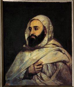 Porträt von Ben Mahi Ed Din Abd El Kader (Abd El-Kader) (1808-1883) Emir Algerien