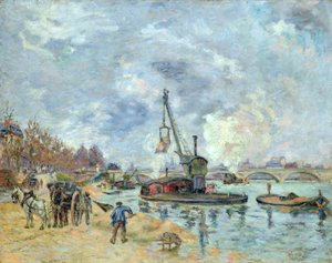 Am Quai de Bercy in Paris, 1874