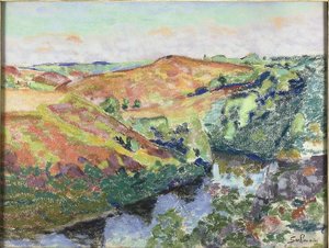 Landschaft in Crozant