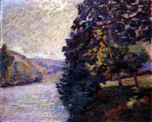 Sonnenaufgang bei Crozant, Bretagne, ca. 1916
