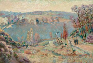 Tal der Sédelle bei Pont Charraud: Weißer Frost, um 1903-1911