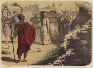 Durchquerung des Jordan von Jean Baptiste Auguste Leloir