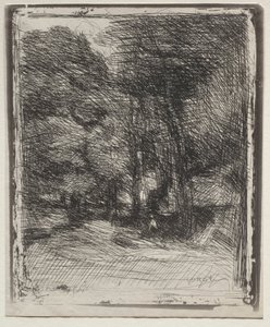 Ein Andenken an den Bas-Bréau von Jean Baptiste Camille Corot