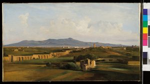 Aquädukt in der römischen Landschaft von Jean Baptiste Camille Corot