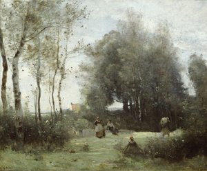 Arleux-Palluel, Die Brücke der Treffen, 1871-72 von Jean Baptiste Camille Corot
