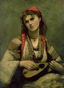 Christine Nilson (1843-1921) oder Die Bohemienne mit einer Mandoline