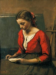 Mädchen beim Lesen