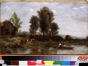 Landschaft mit Fluss