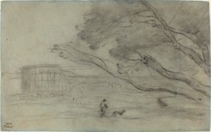 Souvenir: Römische Landschaft mit dem Kolosseum