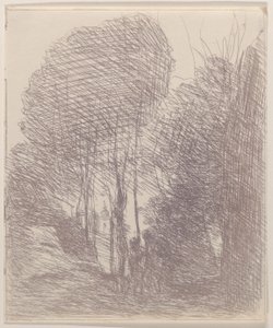 Erinnerung an die Villa Pamphili von Jean Baptiste Camille Corot