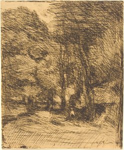 Erinnerung an Bas-Breau von Jean Baptiste Camille Corot