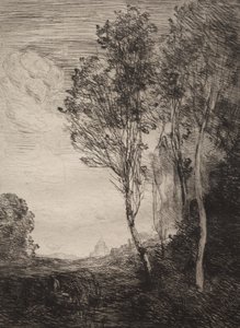 Erinnerung an Italien von Jean Baptiste Camille Corot