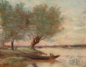 Der Bootsmann, 1806-1875, 1906-7 von Jean Baptiste Camille Corot