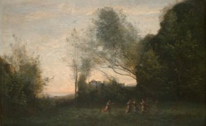 Der Tanz der Nymphen von Jean Baptiste Camille Corot