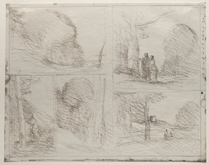 Der Garten des Perikles, Die Malergasse, Gekritzel, Der große Holzfäller, gedruckt 1921