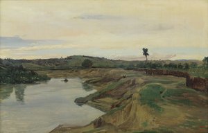 Die Promenade du Poussin oder, Römische Campagna, ca. 1826-28