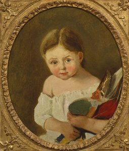 Die jüngste Tochter von M. Edouard Delalain, ca. 1845-50 von Jean Baptiste Camille Corot