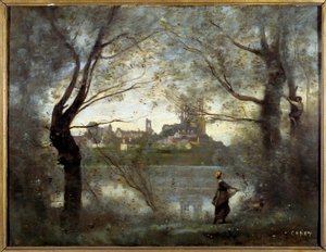 Ansicht von Mantes (Mantes-la-Jolie, Yvelines)