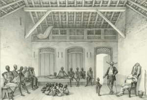Laden zum Verkauf von Sklaven, 1835
