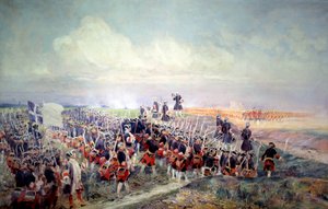 Gebet vor der Schlacht von Fontenoy am 11.05.1745