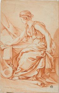 Eulerpe oder Clio von Jean Baptiste Greuze