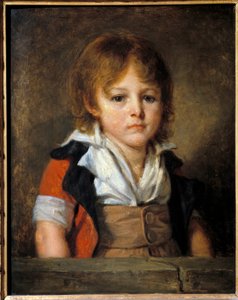 Porträt von Edouard Bertin als Kind (1797-1871) Maler und Journalist. Gemälde von Jean Baptiste Greuze (1725-1805) 18. Jahrhundert von Jean Baptiste Greuze
