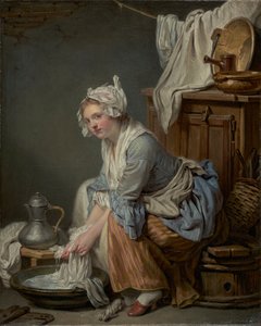 Die Wäscherin von Jean Baptiste Greuze