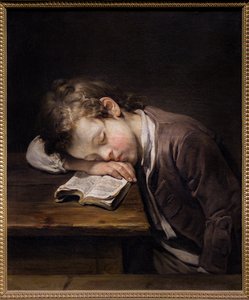Der kleine faule Junge von Jean Baptiste Greuze