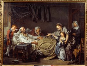 Die Dame der Barmherzigkeit von Jean Baptiste Greuze