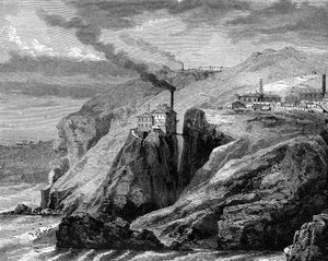 Eine Ansicht von Cornwall, England, 19. Jahrhundert