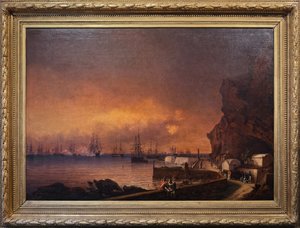 Das französische Geschwader bei Sainte Helene