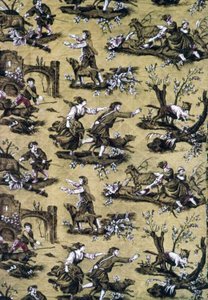 Au Loup! (Möbelstoff) von Jean Baptiste Huet