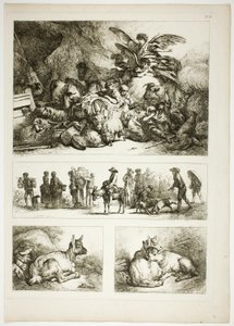 Tafel 33 von 38 aus Oeuvres de J. B. Huet von Jean Baptiste Huet