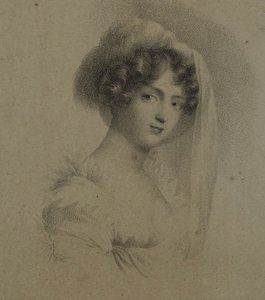 Mme. Horace Vernet von Jean Baptiste Isabey