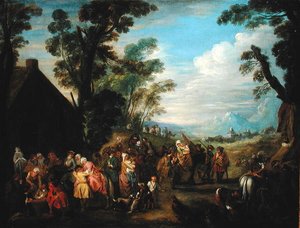 Aufbruch in den Krieg von Jean Baptiste Joseph attr. to Pater