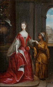 Elisabeth Savage (1699-1746). Ehefrau von Frederick von Nassau-Zuylensteyn, Graf von Rochford von Jean Baptiste Lantscroon