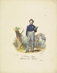 Pensionierter Kapitän, 1820-1825 von Jean Baptiste Madou