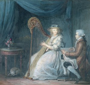Die schöne Harfenistin