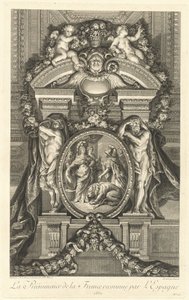 Die Vormachtstellung Frankreichs, anerkannt von Spanien 1662 [Tafel 17]