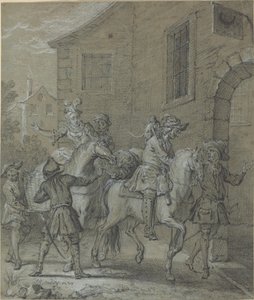 Die Ankunft des Operateurs im Gasthaus