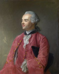 Porträt des Autors Jacques Cazotte von Jean Baptiste Perronneau