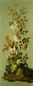 Dekorative Paneele mit Blumen von Jean Baptiste Pillement