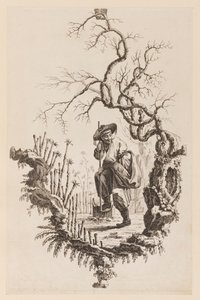 Figur und Ast von Jean Baptiste Pillement