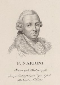 Porträt des Geigers und Komponisten Pietro Nardini 1722-1793 von Jean Baptiste Ponce Lambert