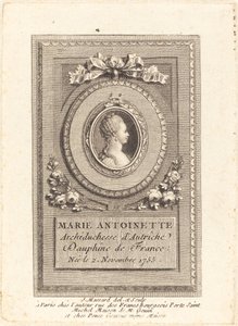 Marie-Antoinette von Jean Baptiste Raphael Urbain Massard