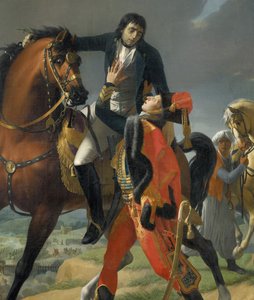 Tod von General Louis Charles Antoine Desaix in der Schlacht von Marengo am 14. Juni 1800