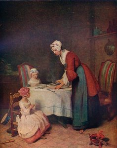 Le Benedicite Gnade vor dem Essen, um 1740. 1911