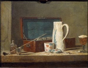 Pfeifen und Trinkgefäße (auch La Tabagie genannt)