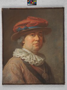 Porträt eines Mannes, 1773 von Jean Baptiste Simeon Chardin